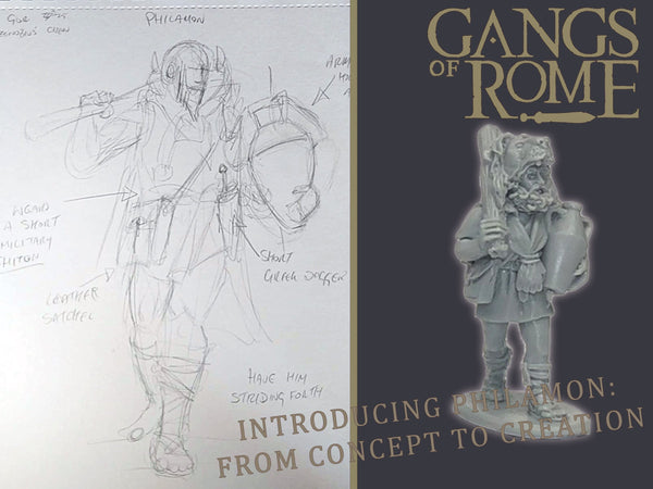 Introducing Philemon “The Lion of Nemea”: From Concept to Creation. The Evolution of a Pirate's Crew for Gangs Of Rome, by Darren Evans