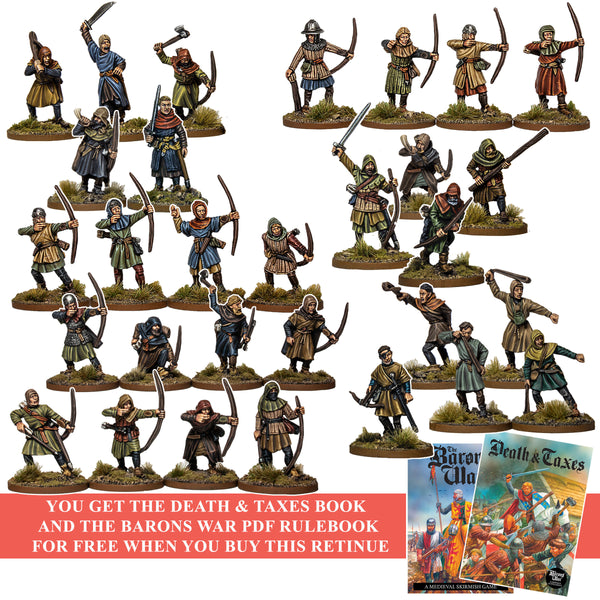The Barons' War - Outlaws 500pt Retinue