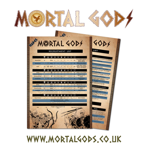 Digital Mortal Gods Mythic Hades list
