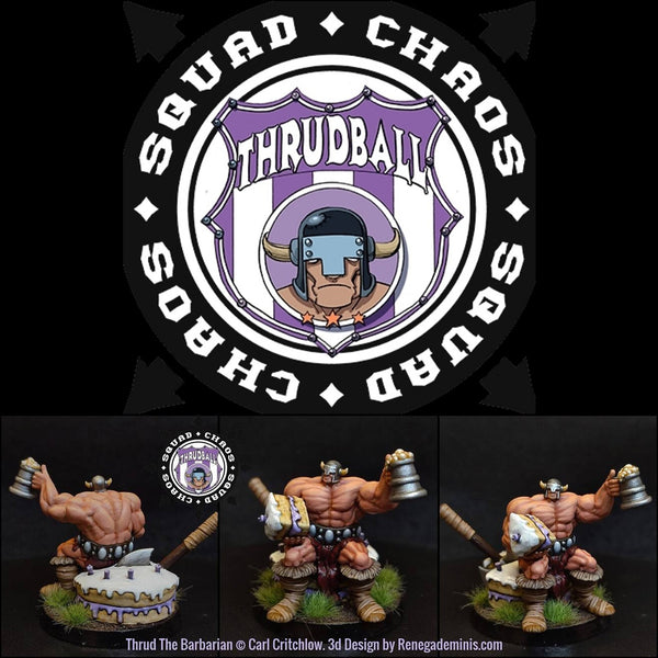 Thrudball 20th anniversary official Thrud miniature