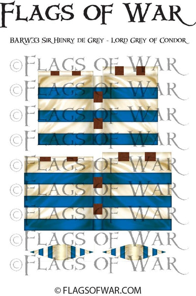 BARW33 Sir Henry de Grey - Lord Grey of Codner