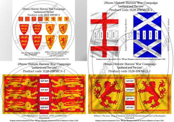 Lackland and the Lion Banners + Decals