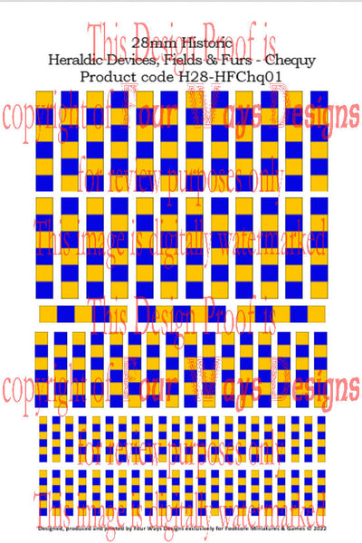 Heraldic devices - Chequy