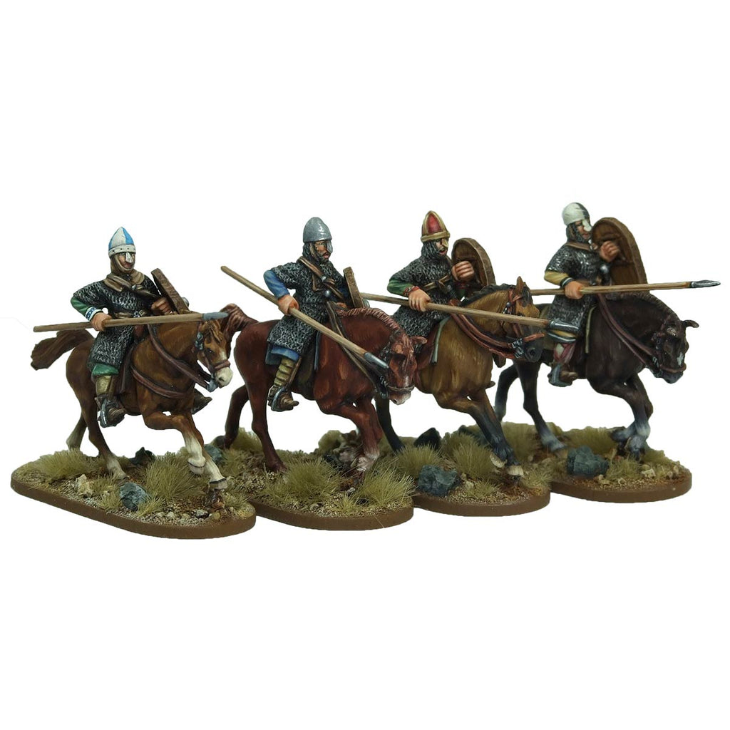 Norman Cavalrymen couched lance arms