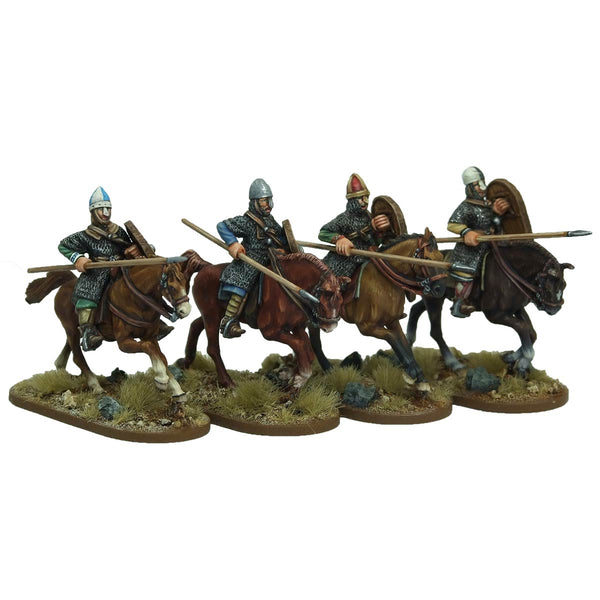 Norman Cavalrymen couched lance arms