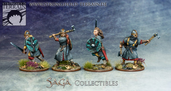 Shield Maidens (4) – Footsore Miniatures & Games Limited