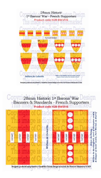 William de Coleville & William de Huntingfield (BW1Fr6)