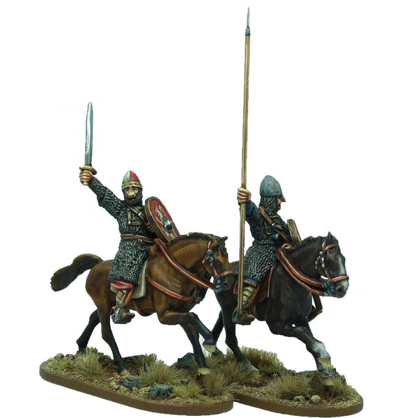 Mounted Norman Warlord and Bannerman