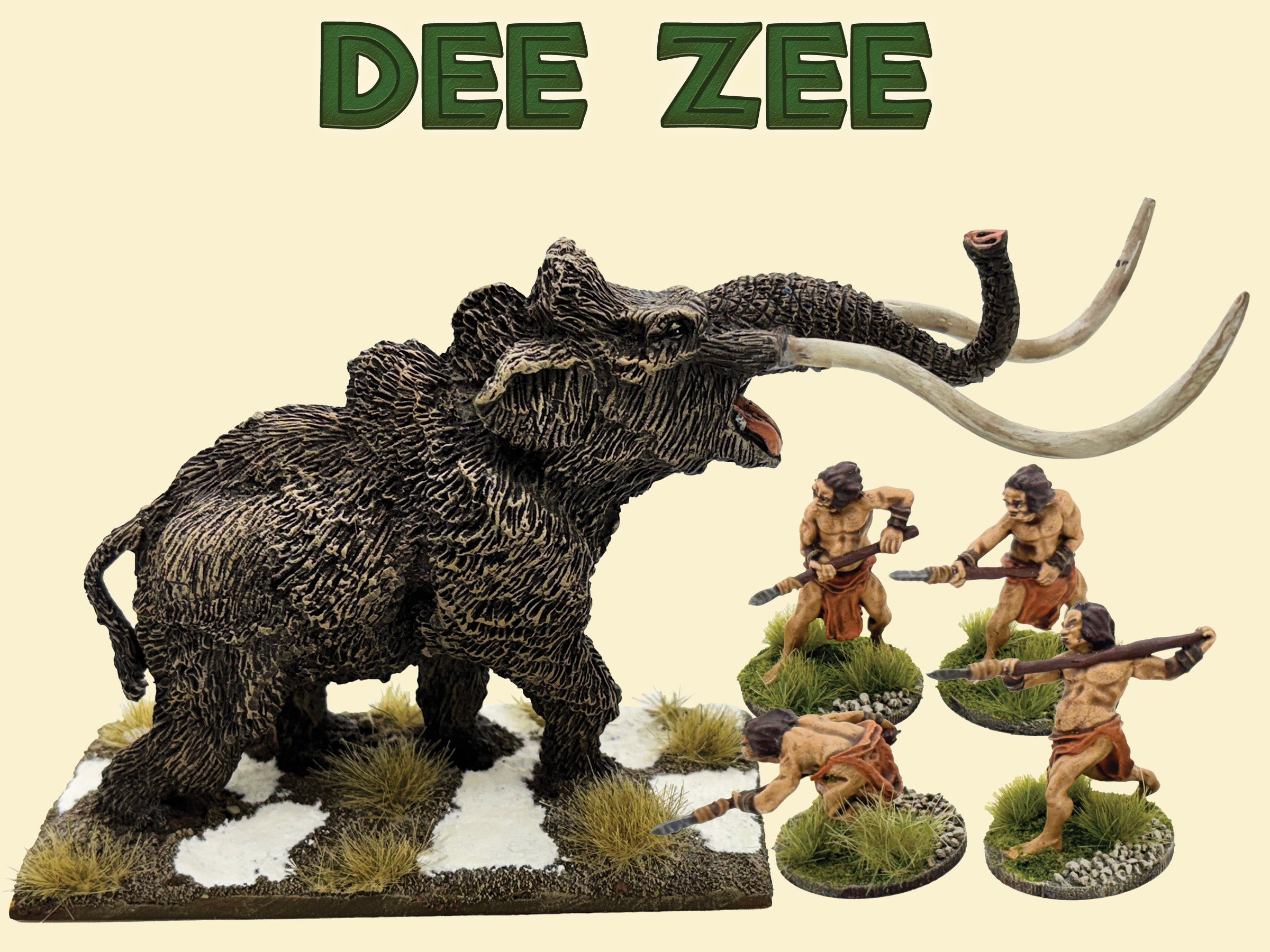 Arcane Steve's Dee Zee range returns with the mighty roars of the Smilodon and the trumpeting herds of Mammoths