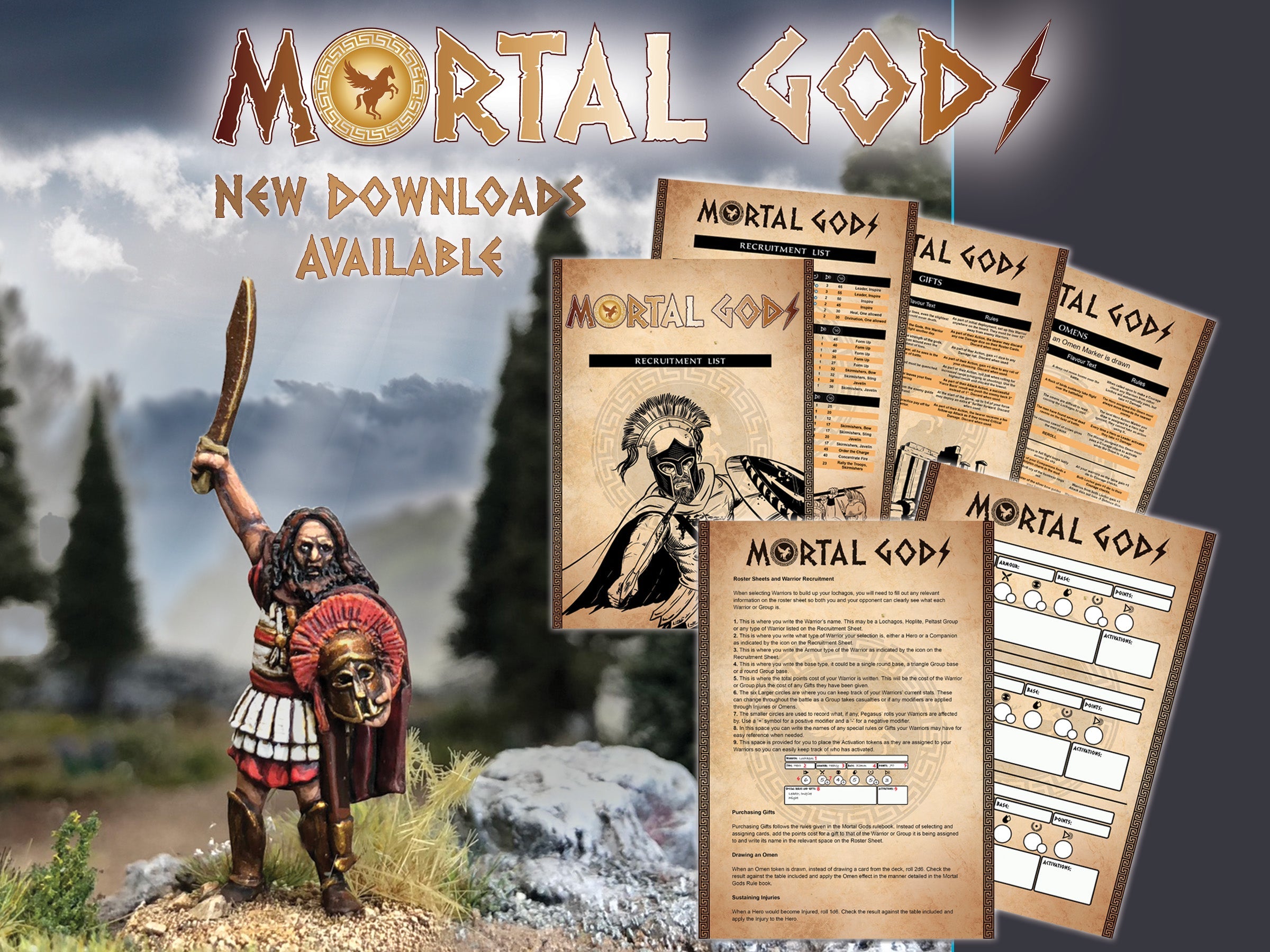 Come and discover the Mortal Gods Essentials, the starting place for all Mortal Gods Heroes