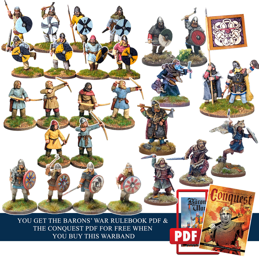 The Barons' War: Conquest - Viking 500pt Warband