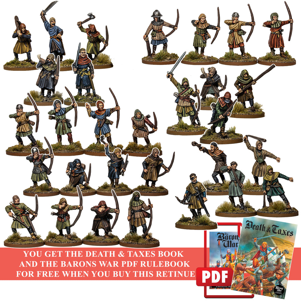 The Barons' War - Outlaws 500pt Retinue