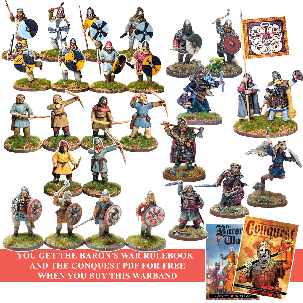 The Barons' War: Conquest - Viking 500pt Warband
