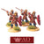 Four miniature figures of Roman soldiers with Pilum and shields on a white background, featuring A.D. Miniatures logo.