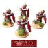 3rd Cent. Roman Legionaries with Sword, Advancing. Four miniatures sculpted by Adam Smith