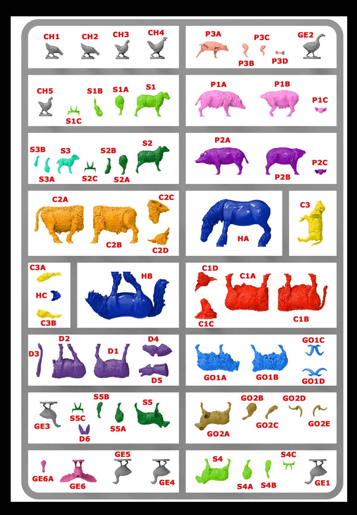Medieval Farm Animals