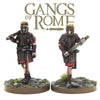 Two Vigiles Urbani with big sticks for Footsore Miniatures 'Gangs Of Rome' range.