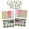 The Gangs Of Rome doubles-sided sheet of tokens, objectives and ruler