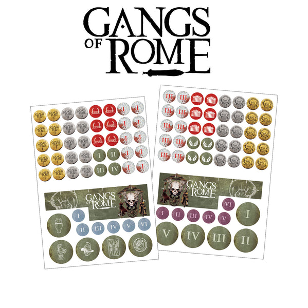 GoR Full-colour printed MDF action tokens