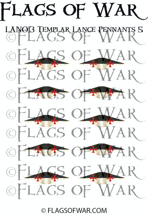 LAN013 Templar Lance Pennants 5