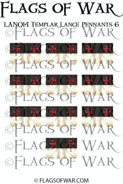 LAN014 Templar Lance Pennants 6