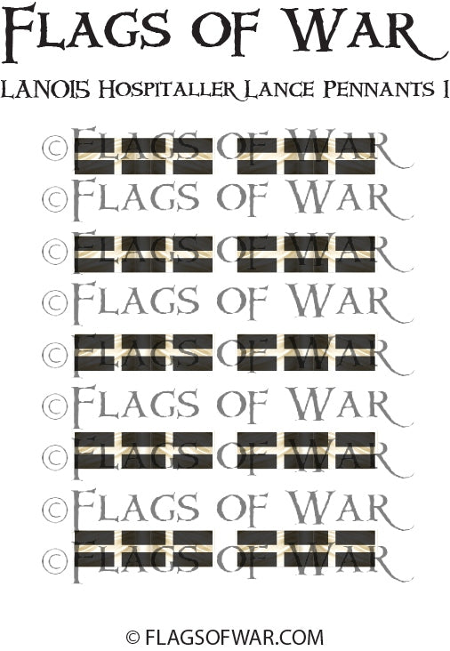 LAN015 Hospitaller Lance Pennants 1