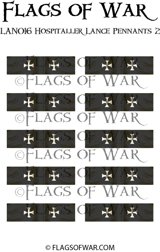LAN016 Hospitaller Lance Pennants 2