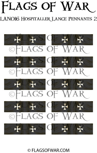 LAN016 Hospitaller Lance Pennants 2