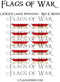 LAN024 Lance Pennants - Red & White