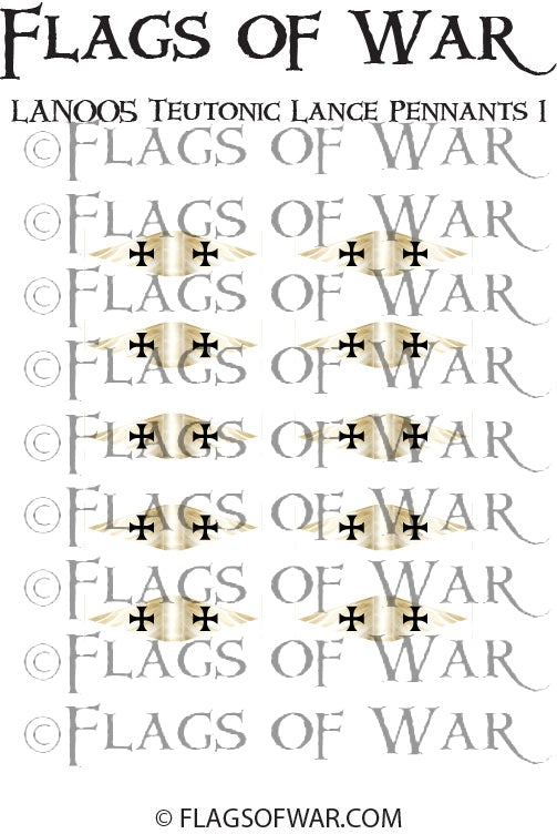 LAN005 Teutonic Lance Pennants 1