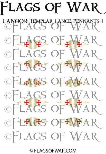 LAN009 Templar Lance Pennants 1