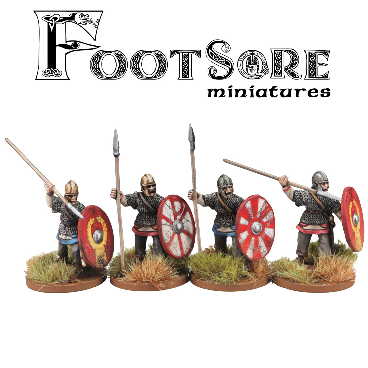 Late Roman Legionaries in mail with Spears