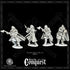 Viking Hirdmen/Bondi with Dane Axes for Footsore Miniatures 'Conquest' range.