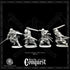 Viking Warriors (Hirdmen) in mail with Swords for Footsore Miniatures 'Conquest' range.