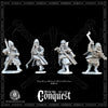 Viking Warriors (Hirdmen) with Axes for Footsore Miniatures 'Conquest' range.