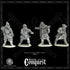 Viking Unarmoured Warriors (Bondi) with Spears, 1, for Footsore Miniatures 'Conquest' range.