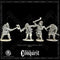 Viking Unarmoured Warriors (Bondi) with Hand Axes and Shields, 1