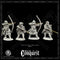 Viking Unarmoured Warriors (Bondi) with Bows, 2, for Footsore Miniatures 'Conquest' Vikings.