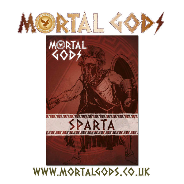 Mortal Gods Spartan Rules supplement, available from Footsore Miniatures