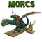 Orc General, King Fiyar riding a deadly War Wyvern.