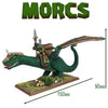 Orc General, King Fiyar riding a deadly War Wyvern.