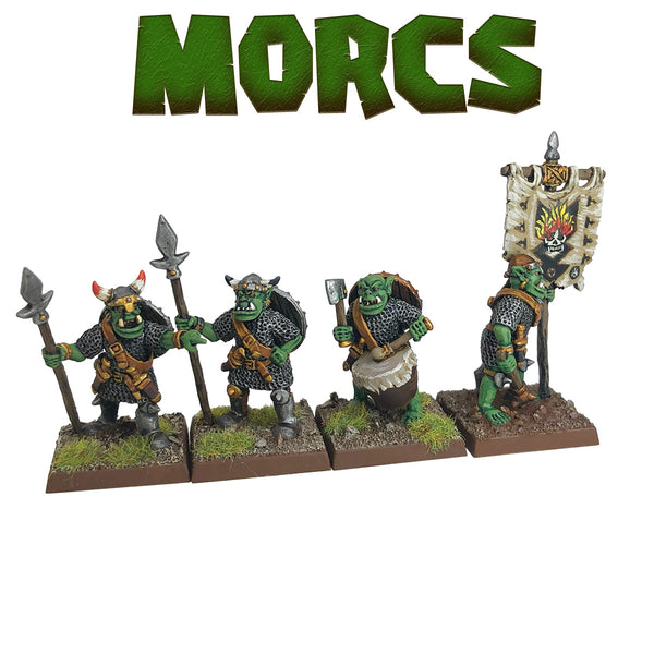 Orc Warrior Command Group with Helmets