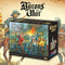 The image shows the product box for 'Barons' War Second Edition Starter' featuring illustrated medieval battle scenes with figures representing 12th-century knights and peasants. 