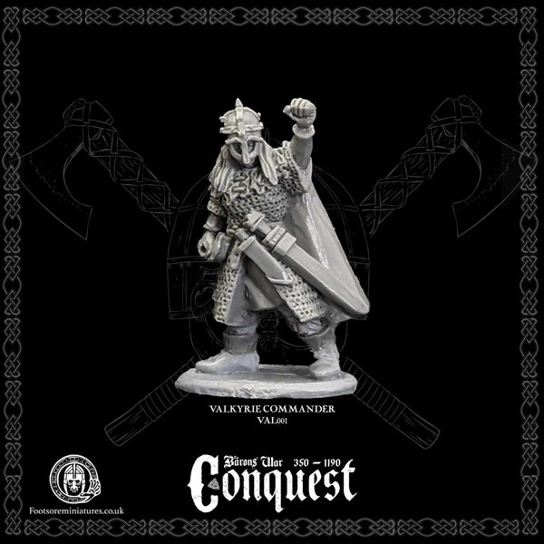 Valkyrie Commander for Footsore Miniatures 'Conquest' Vikings.