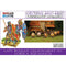 Front cover of a War Games Atlantic product titled 'Decline and Fall: Imperial Rome at War 284-476 AD', featuring illustrated and photographed late Roman legionary figures, shields, and a small diorama scene with buildings and grass.