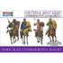 Front cover of the WarGames Atlantic 'Decline and Fall: Imperial Rome at War 284-476 AD' miniatures set, titled 'Dark Ages Unarmored Cavalry'. The box art features illustrations of four different unarmored cavalry miniatures on white and purple backgrounds with product text.