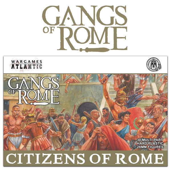 Gangs Of Rome box set of 5 Citizen plastic frames from Wargames Atlantic