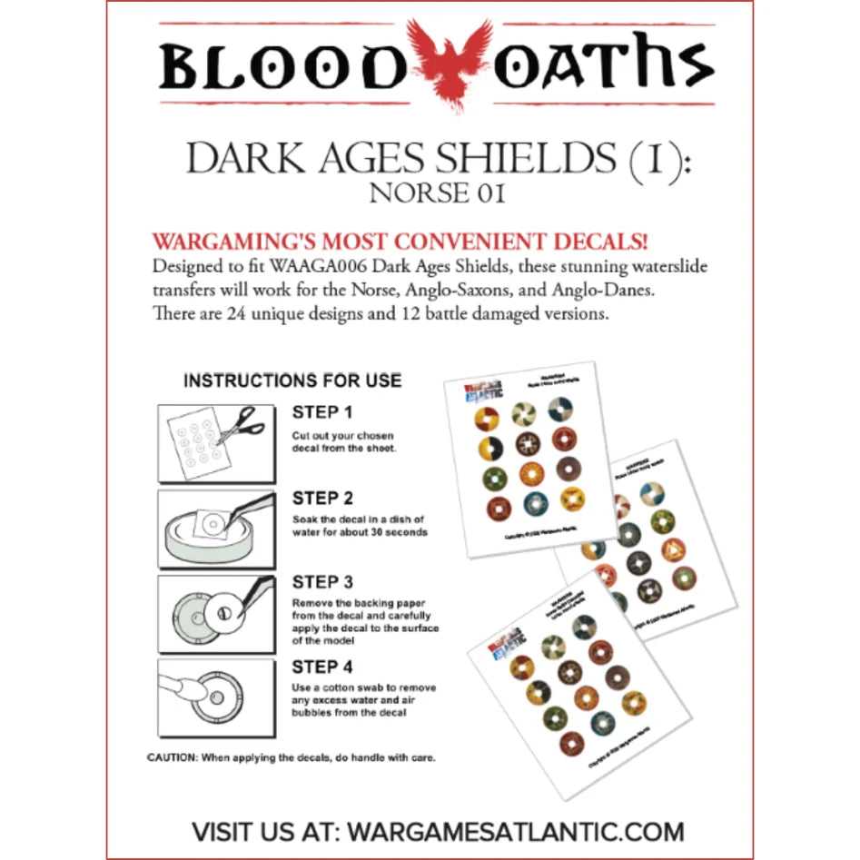 Shield Decals: Norse 01
