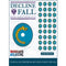 Wargames Atlantic Decline Fall Imperial Rome at War 284-476 AD waterslide shield decals. The packaging shows a blue circular shield decal with a gold dragon design, a grid of 36 matching blue and gold circular decals on the right, and the Wargames Atlantic brand logo.