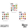 Barons' War Shield Decals (02): Knights 02
